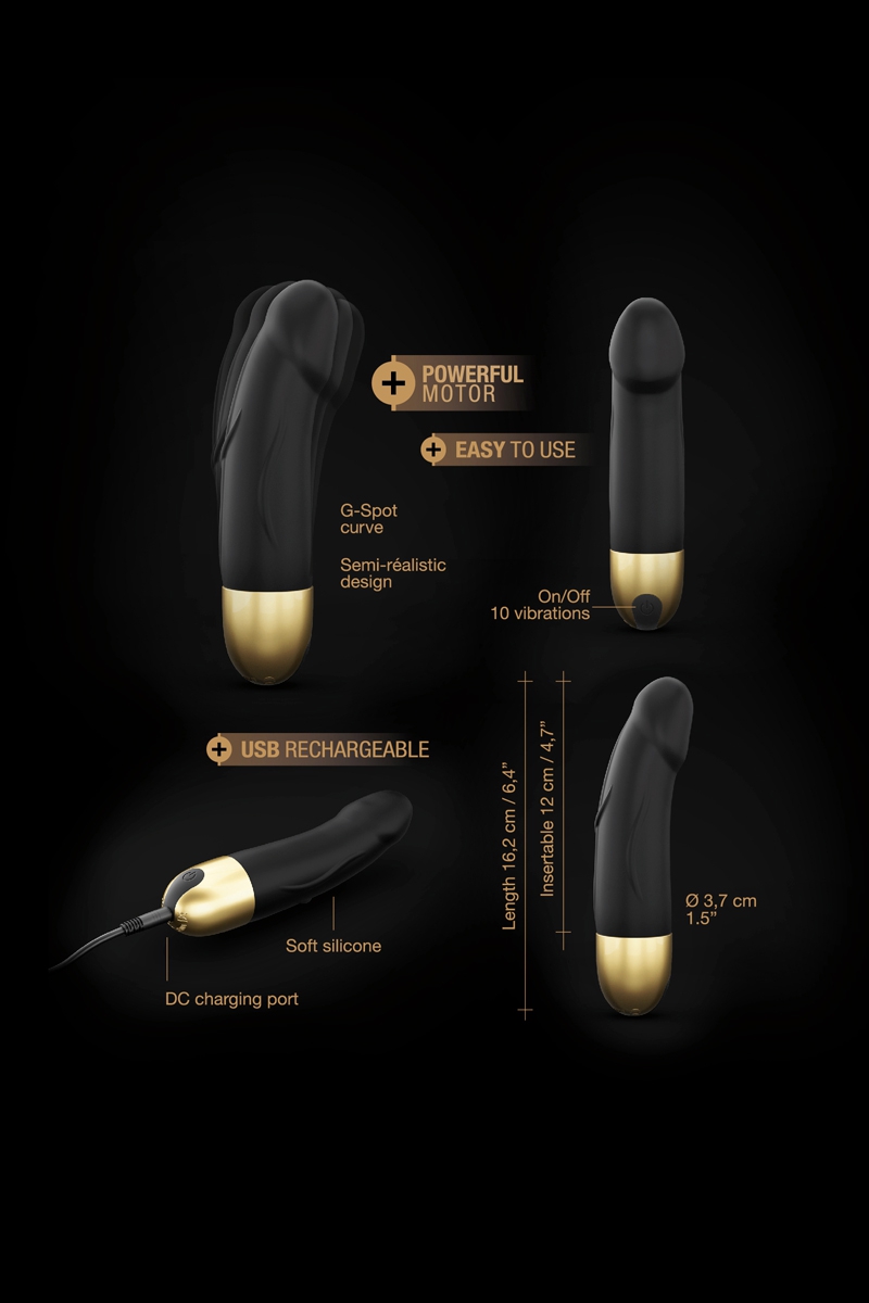 vibro rechargeable "real Vibration Gold S 2.0" Dorcel (5)