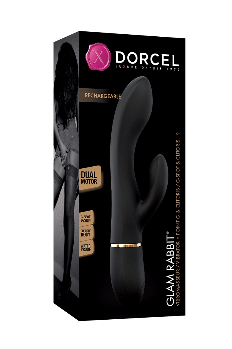 vibromasseur point G et clitoris "Glam Rabbit" Dorcel (4)
