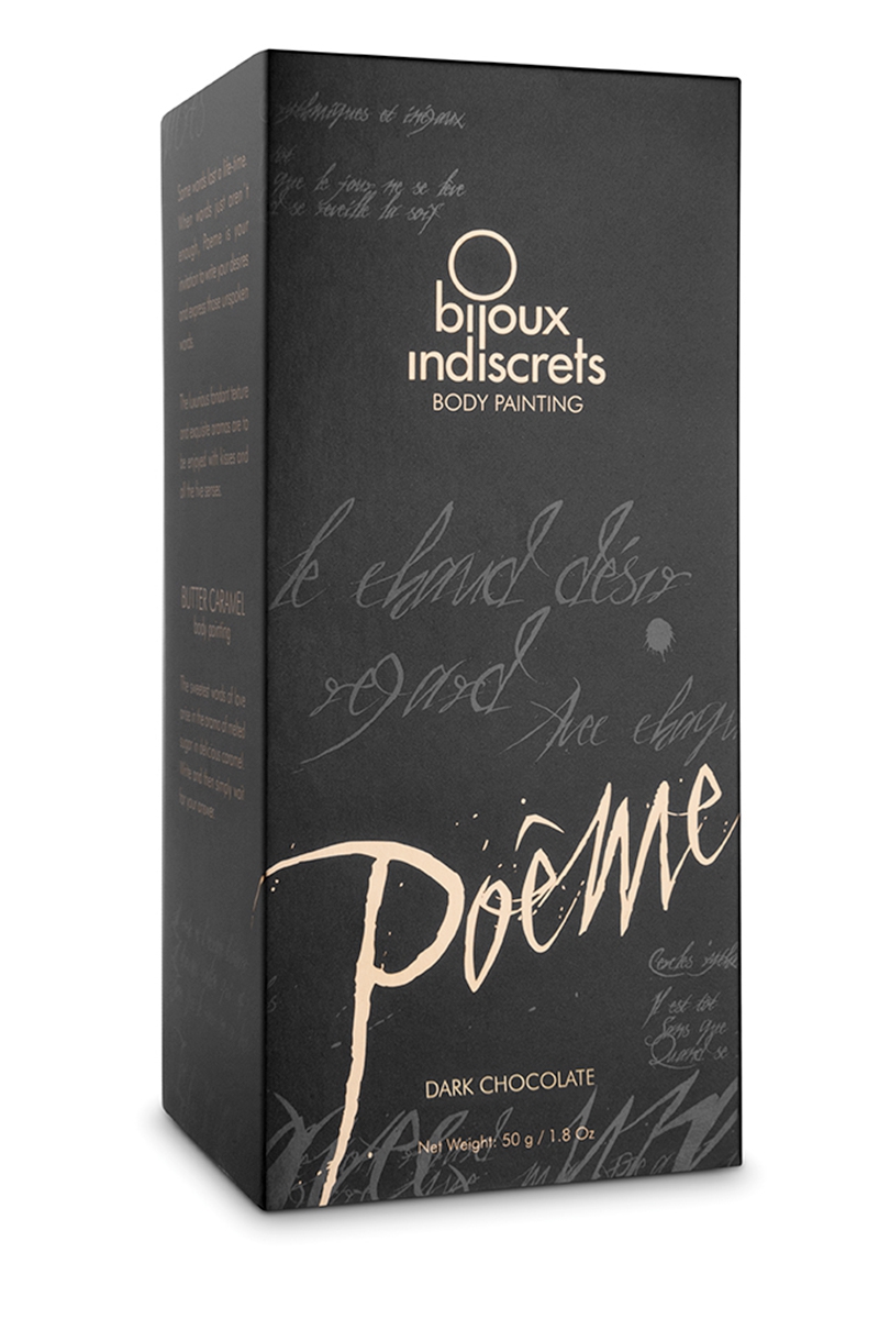 peinture de corps "Poême" chocolat Bijoux Indiscrets (2)