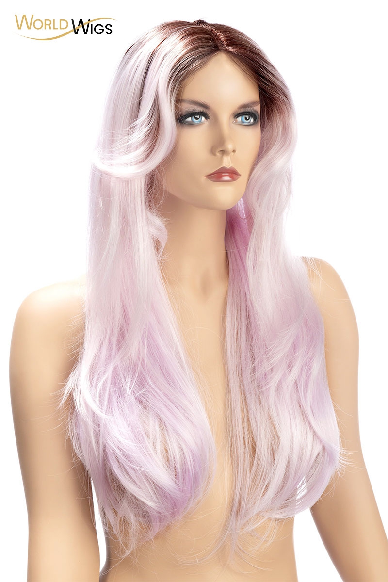 perruque Aya parme World Wigs