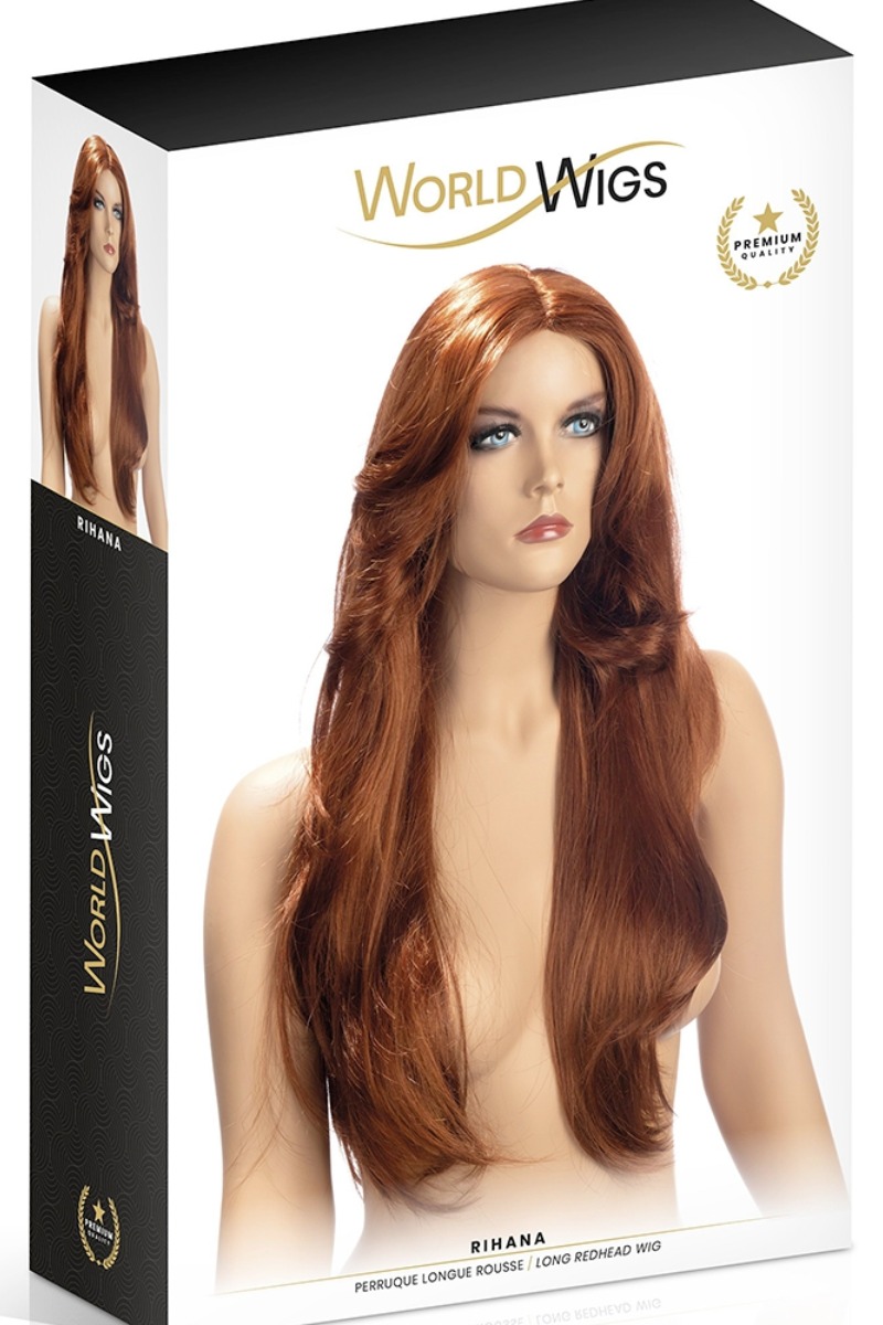 perruque "Rihana" rousse World Wigs (2)