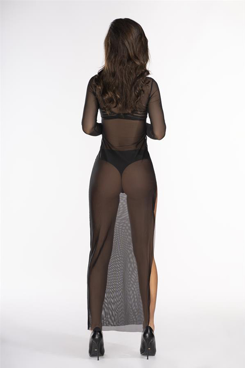 robe longue transparente V-10679 Axami (2)