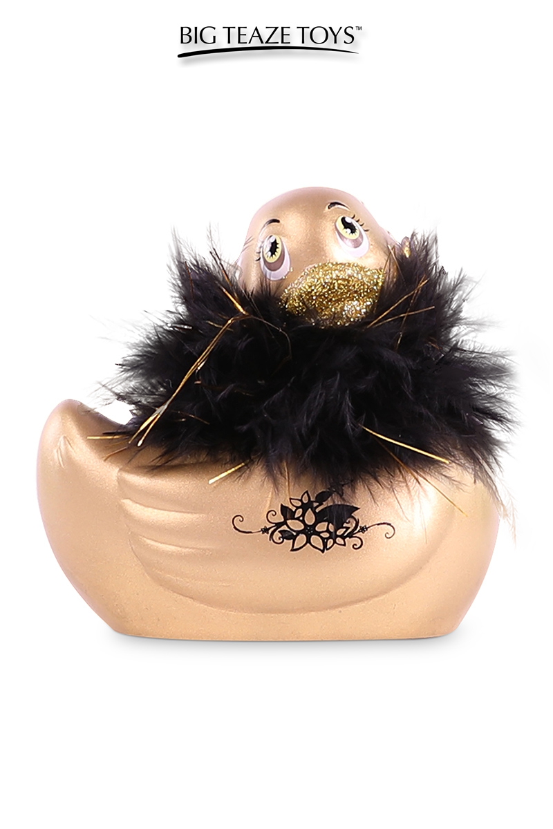 mini canard vibrant Duckie Paris doré Big Teaze Toys