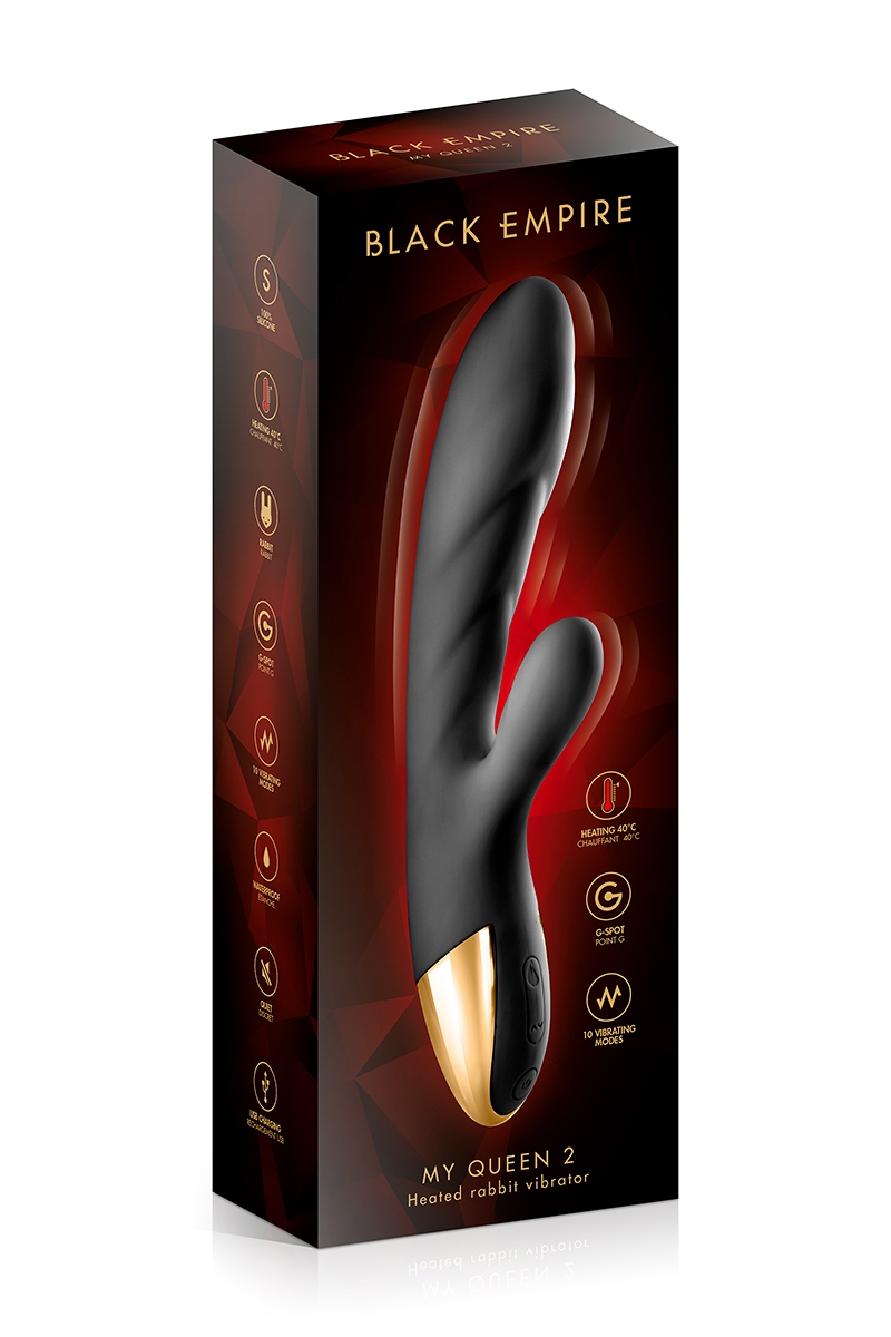 vibromasseur chauffant My Queen 2, Black Empire (2)