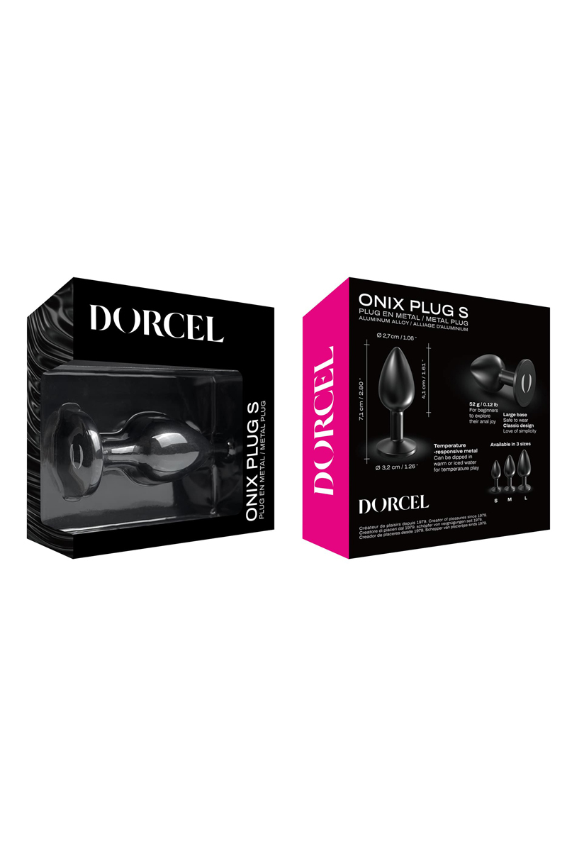 plug anal en métal Onix Plug S, Dorcel (5)