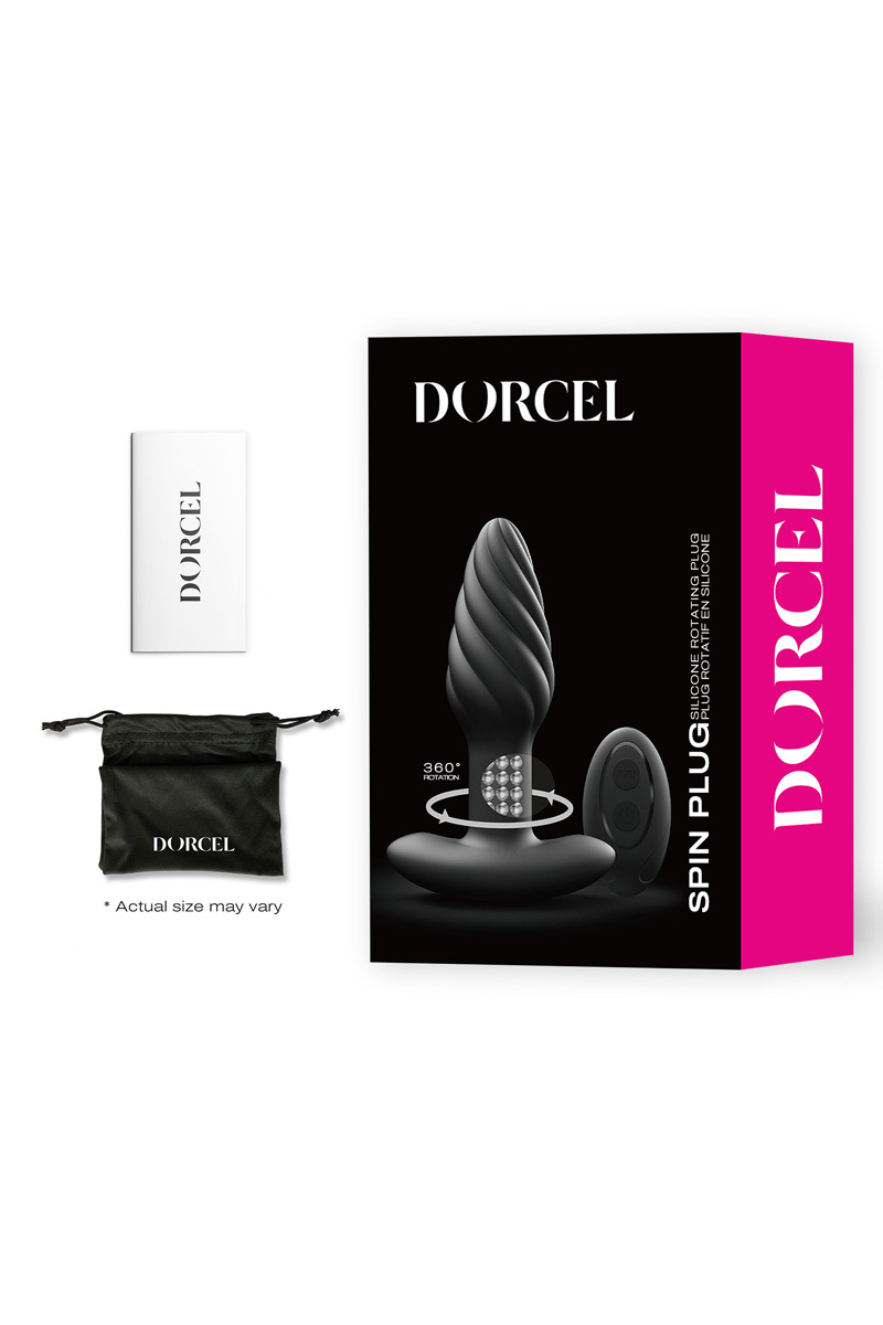 plug anal rotatif "Spin Plug" Dorcel