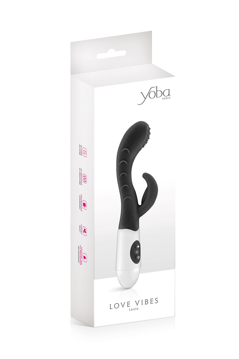 vibromasseur rabbit Leola noir YOBA (3)
