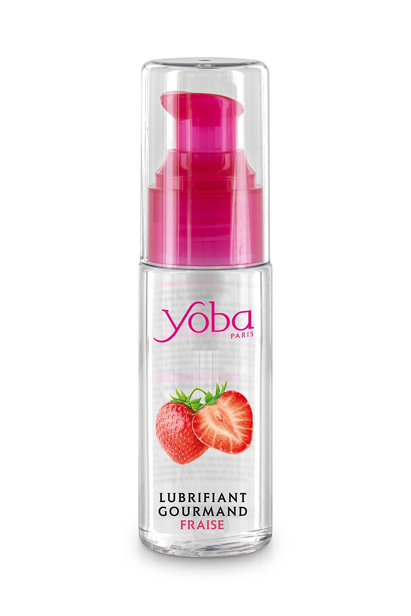 lubrifiant parfumé fraise 50ml YOBA