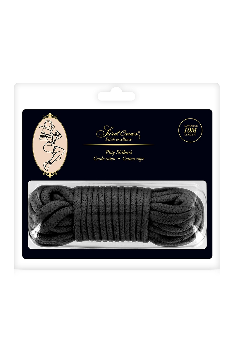 corde de bondage noire 10m SWEET CARESS (2)