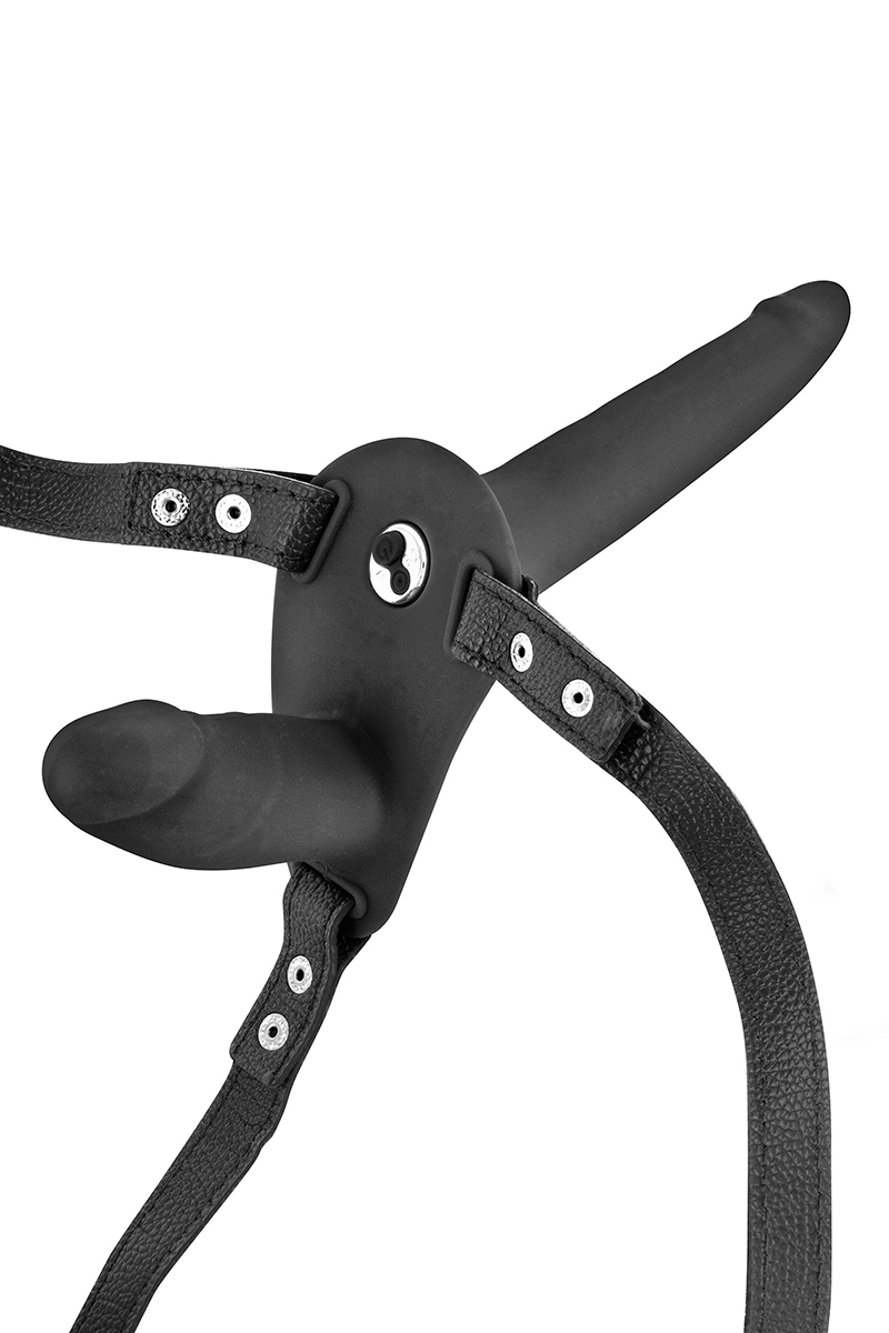 double gode ceinture noir vibrant FETISH TENTATION (2)