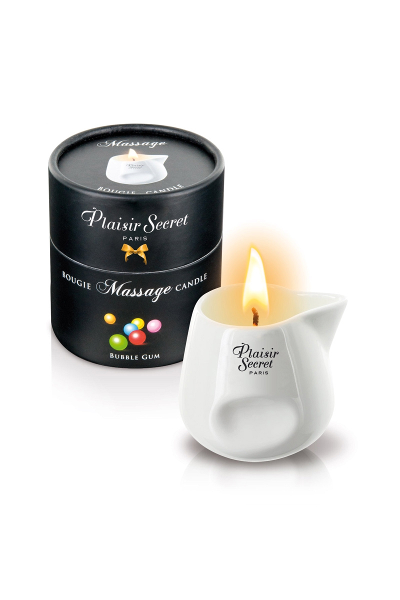 bougie de massage Bubble Gum PLAISIRS SECRETS