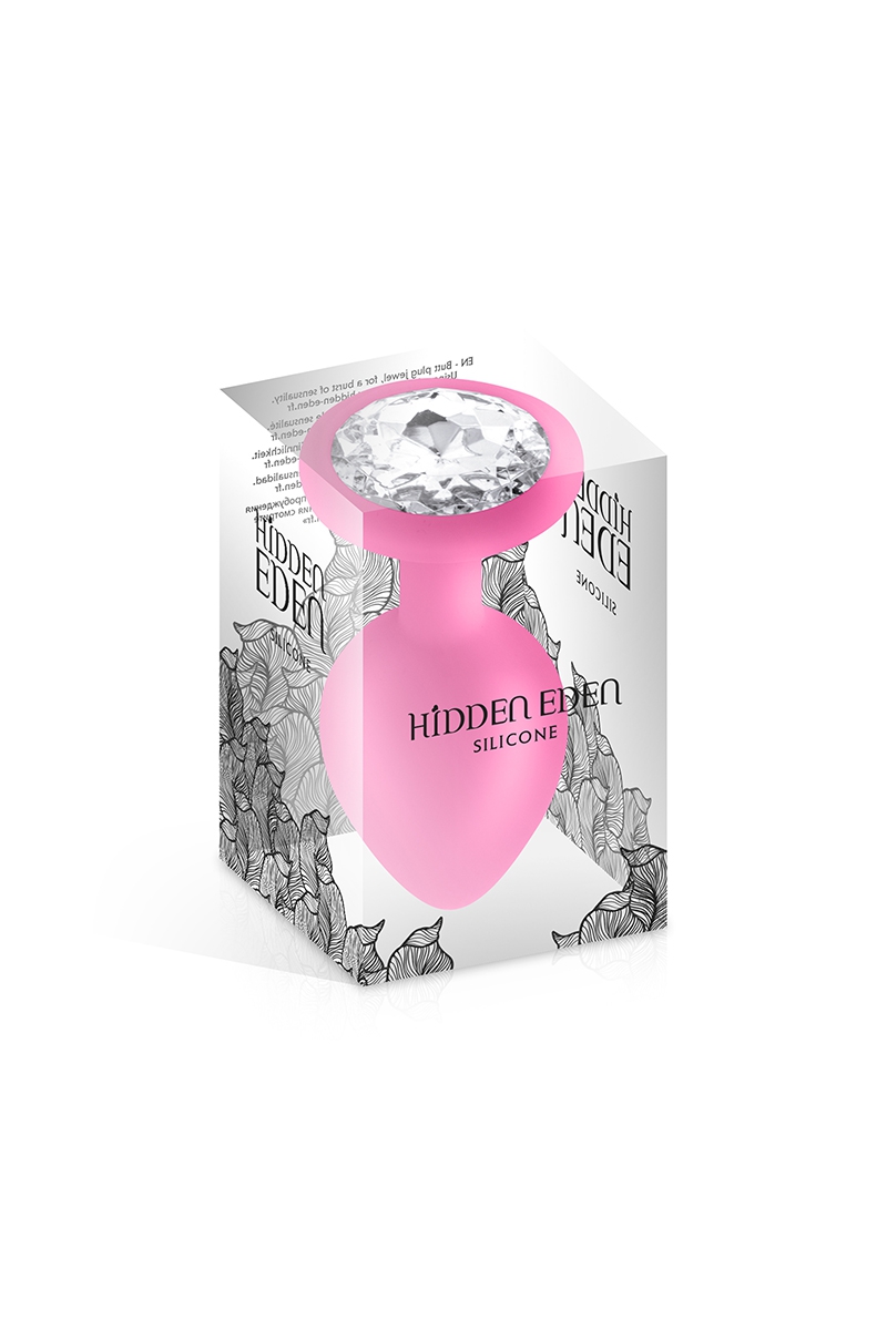 plug bijou silicone Rose M HIDDEN EDEN (2)