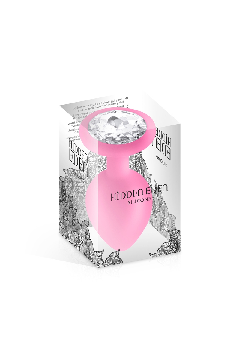 plug bijou silicone Rose L HIDDEN EDEN (2)