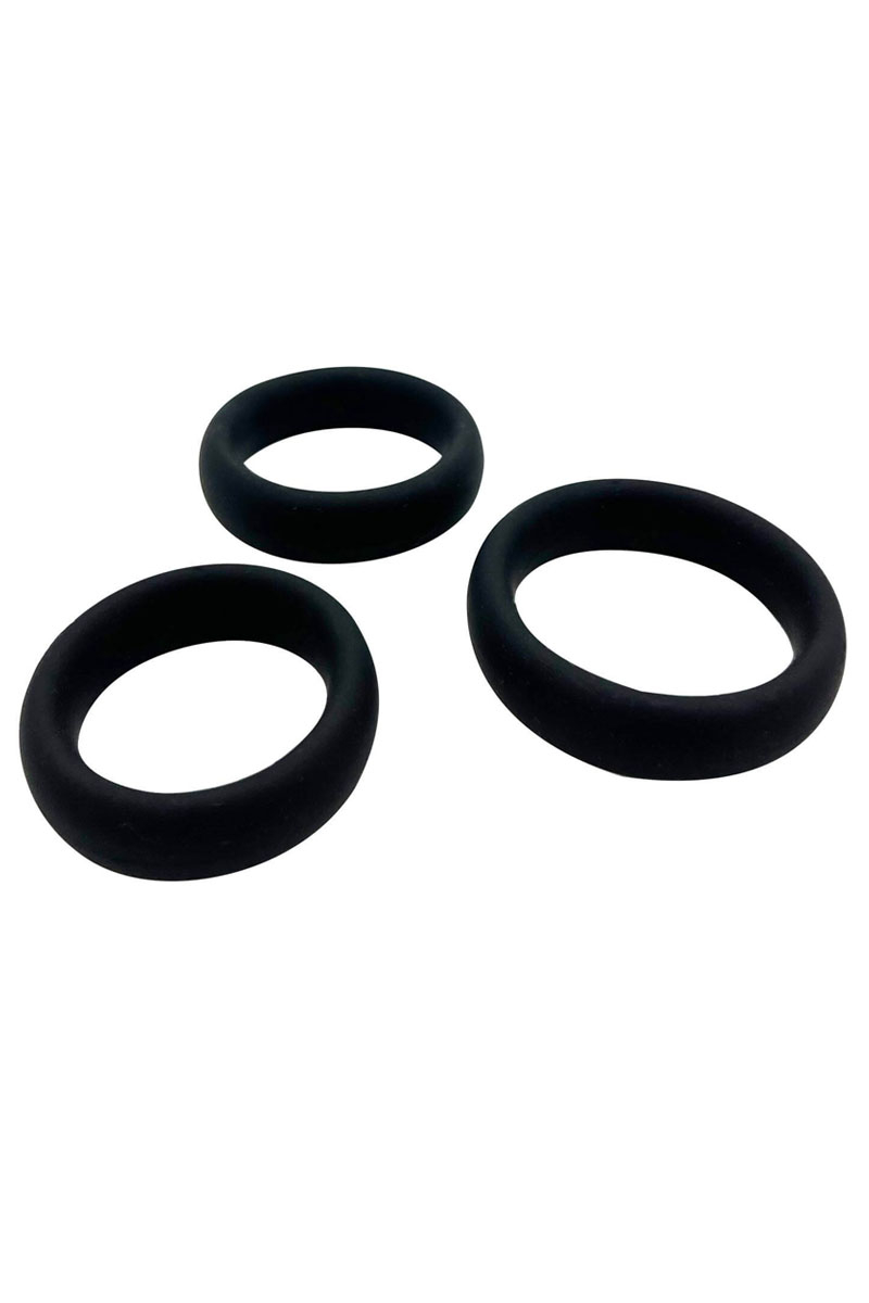 kit 3 cockrings Sensual Pleasure Rings ALIVE