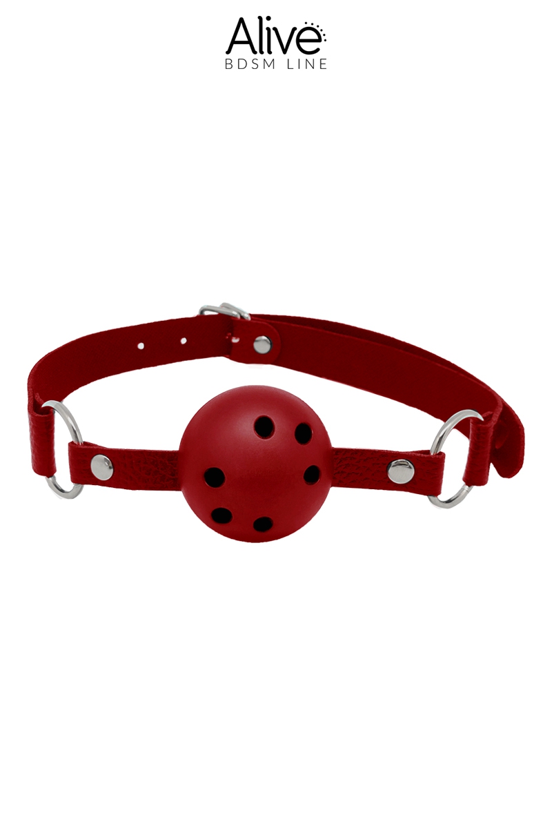 bâillon Discretion rouge ALIVE