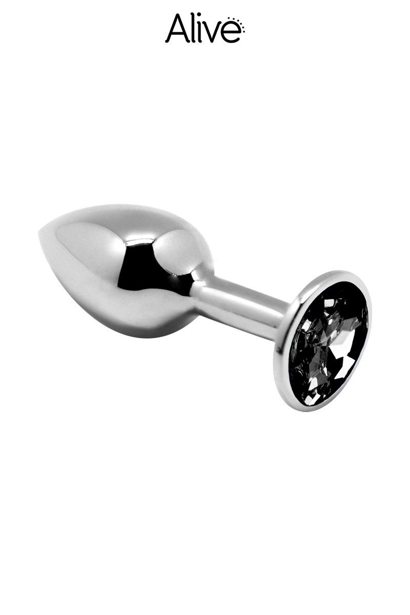 plug métal bijou noir L ALIVE
