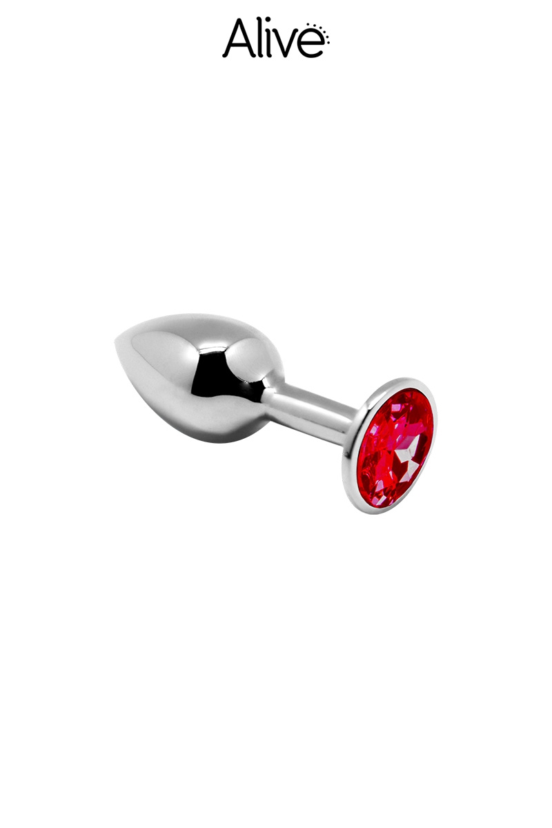 plug métal bijou rouge S ALIVE