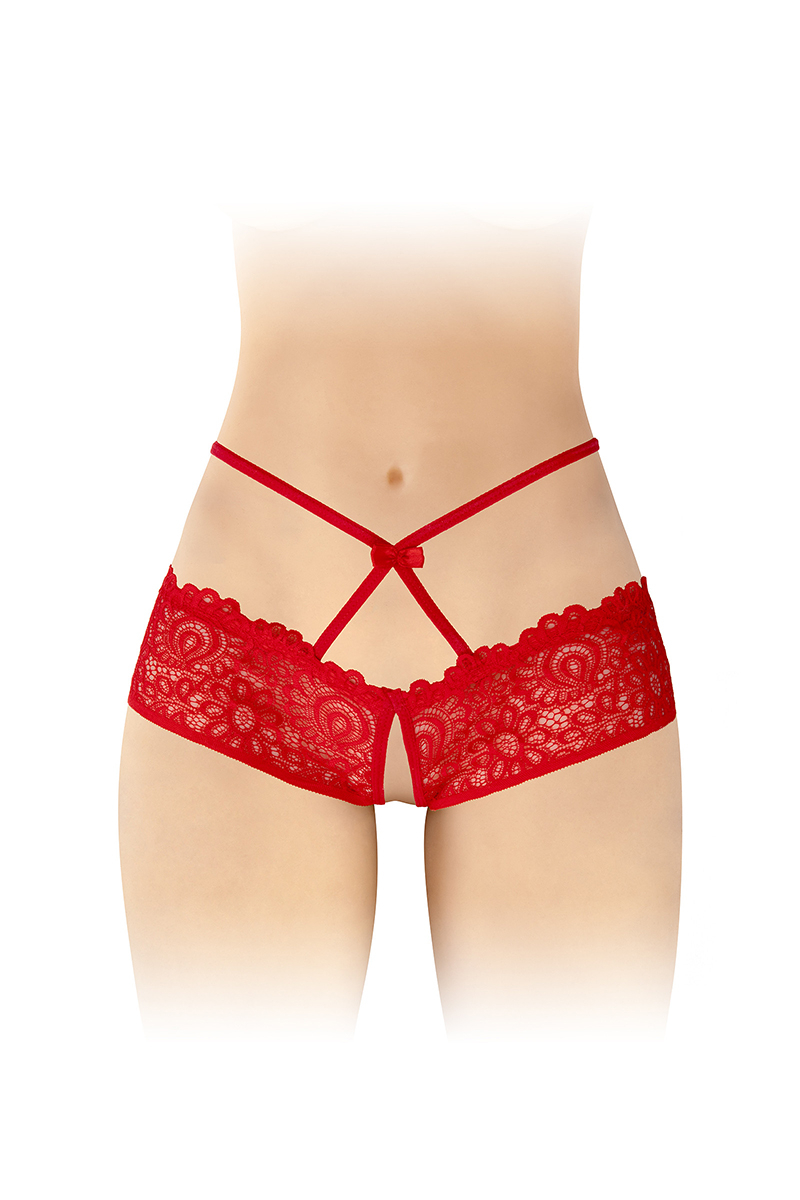 culotte ouverte rouge Celia FASHION SECRET (2)