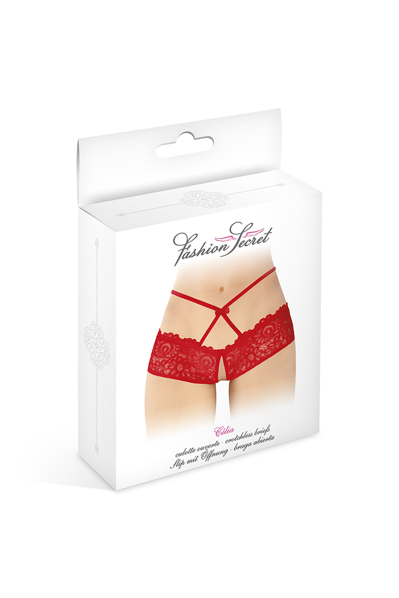 culotte ouverte rouge Celia FASHION SECRET (3)