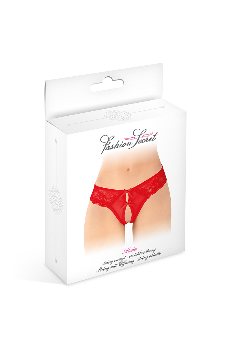 string ouvert Alicia rouge FASHION SECRET (3)