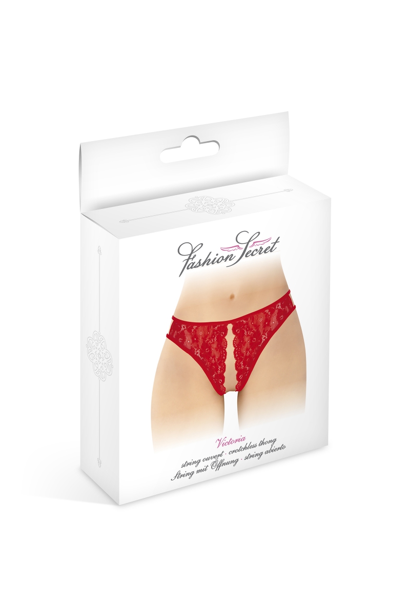 string rouge ouvert Victoria FASHION SECRET (3)
