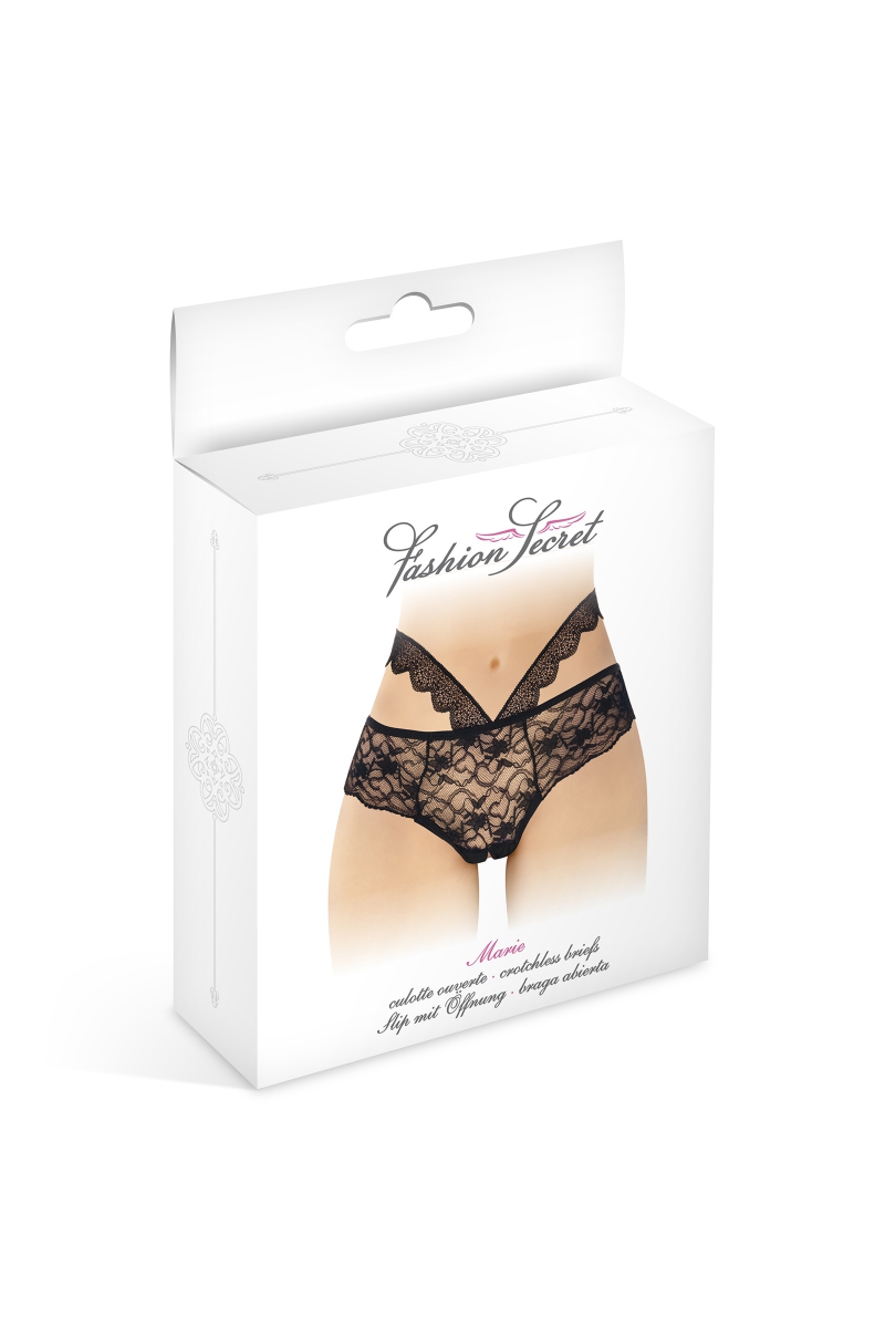 culotte ouverte noir Marie FASHION SECRET (3)