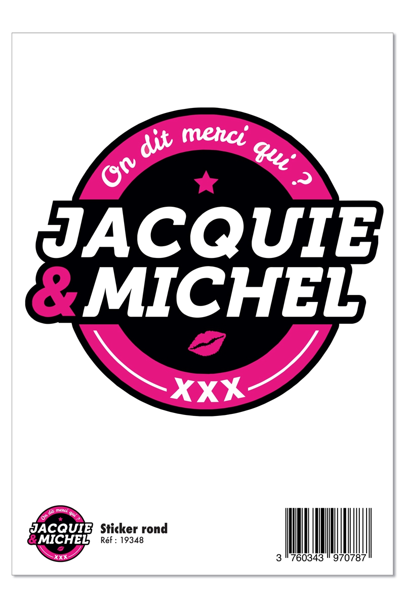 grand sticker JACQUIE