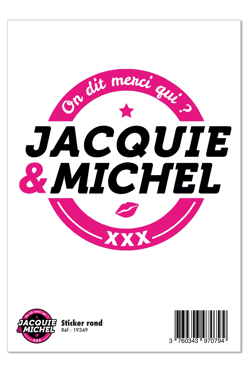 grand sticker JACQUIE