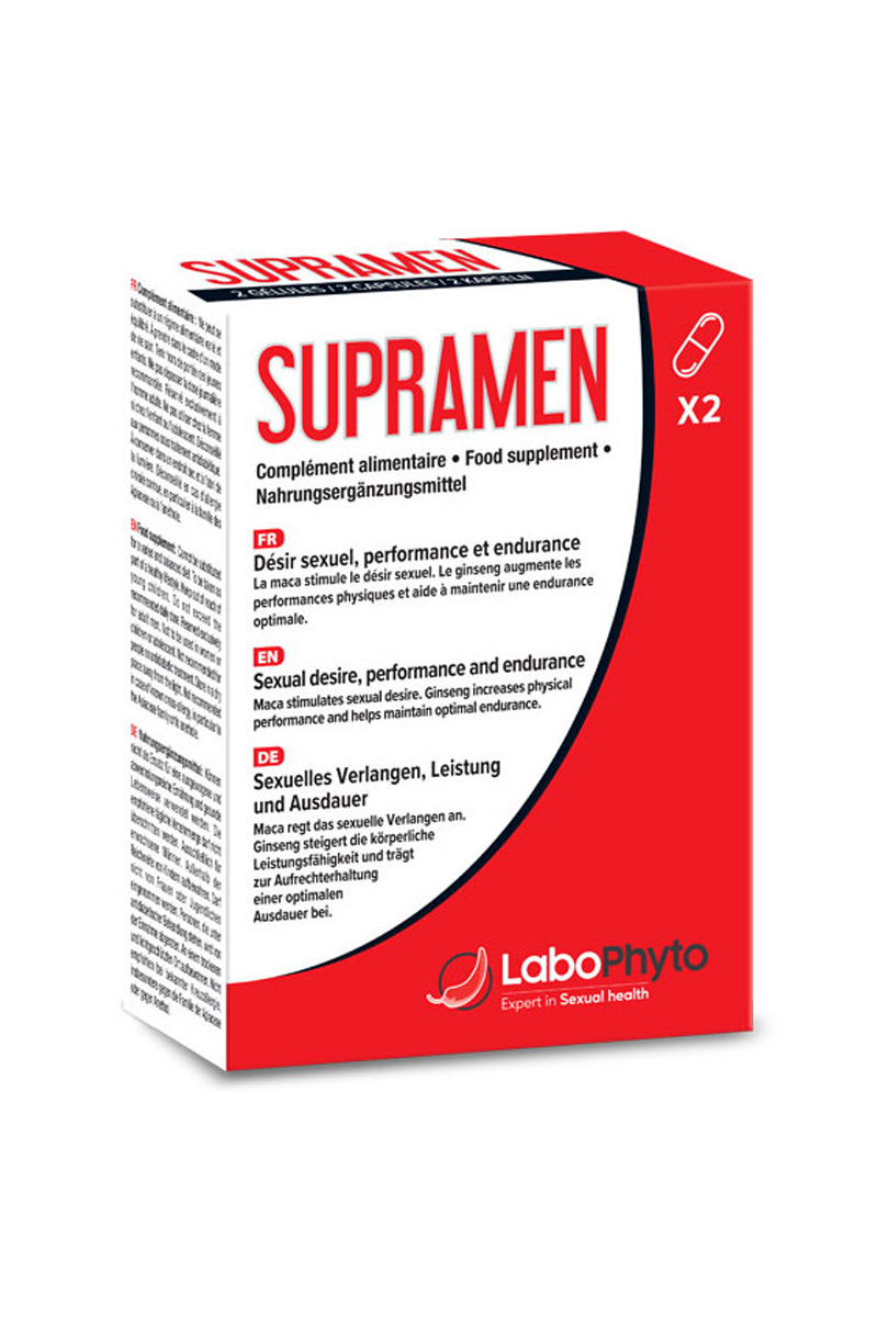 Supramen (2 gélules) aphrodisiaque LABOPHYTO
