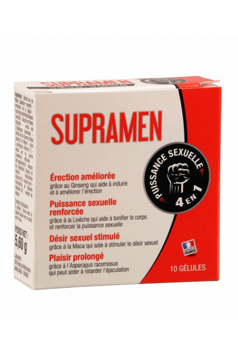Supramen (10 gélules) aphrodisiaque LABOPHYTO