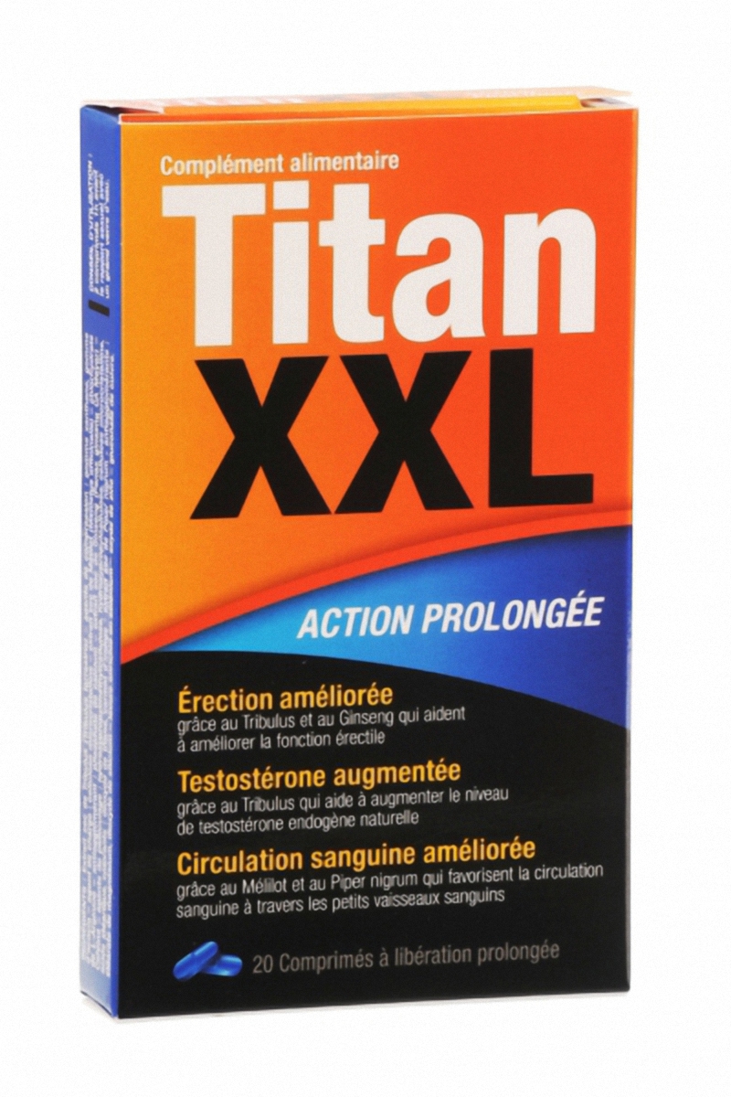 Titan XXL (20 gélules) stimulant sexuel LABOPHYTO