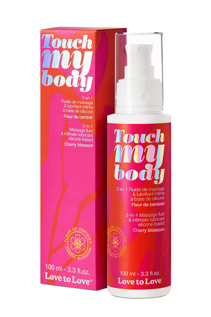 fluide de massage et lubrifiant Cerisier LOVE TO LOVE