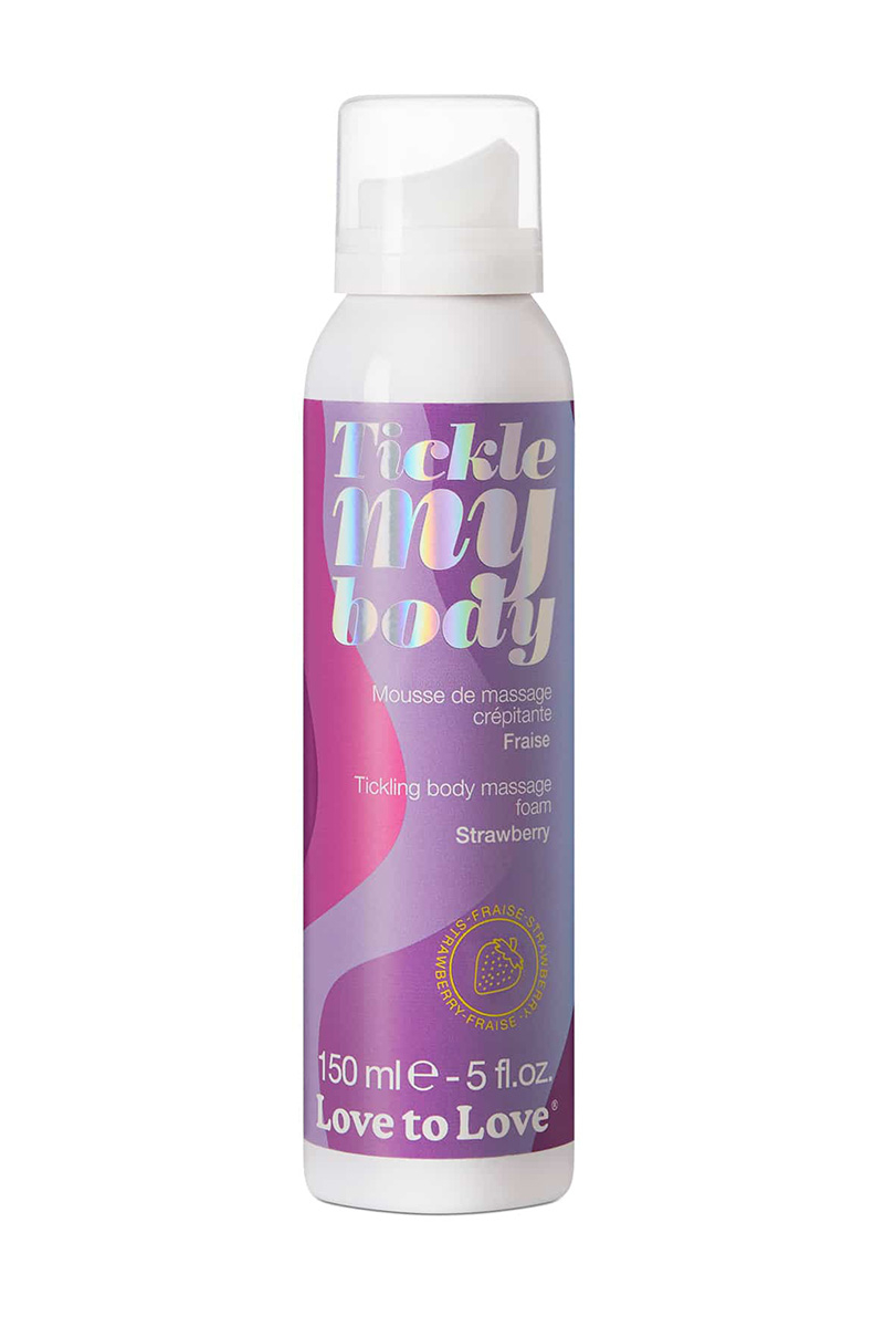 mousse de massage crépitante Fraise LOVE TO LOVE
