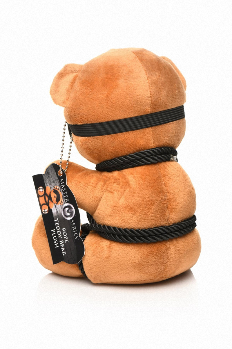 dos ours en peluche en tenue bondage