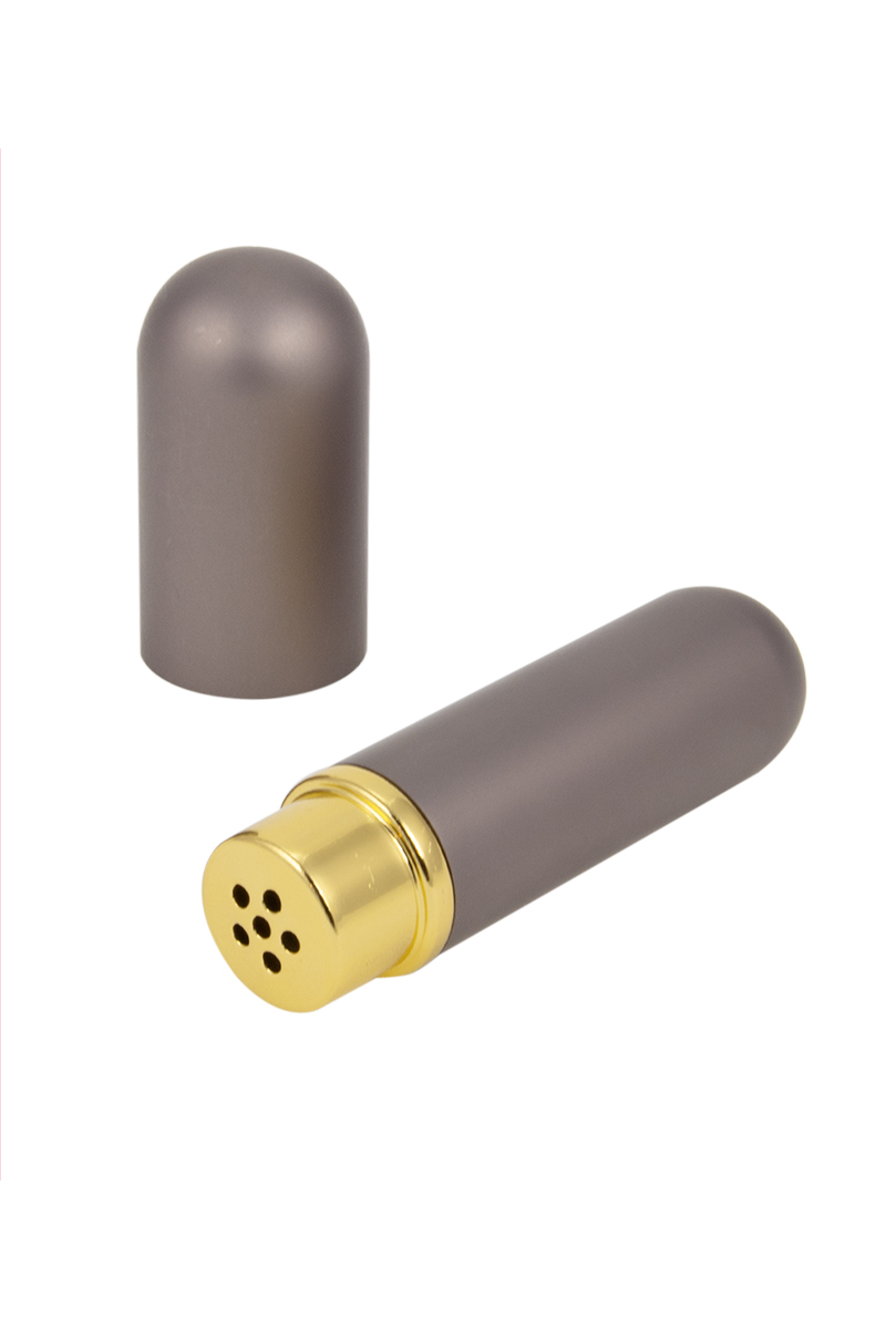 inhalateur de poppers gris Litolu ouvert