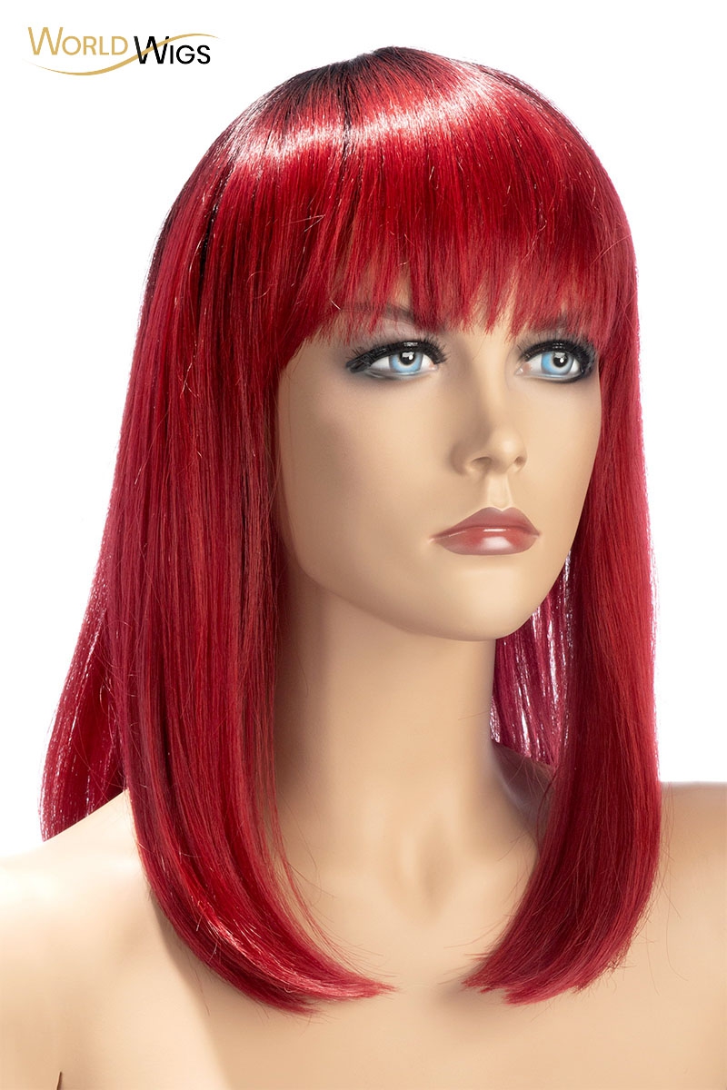 perruque Elvira rouge World Wigs