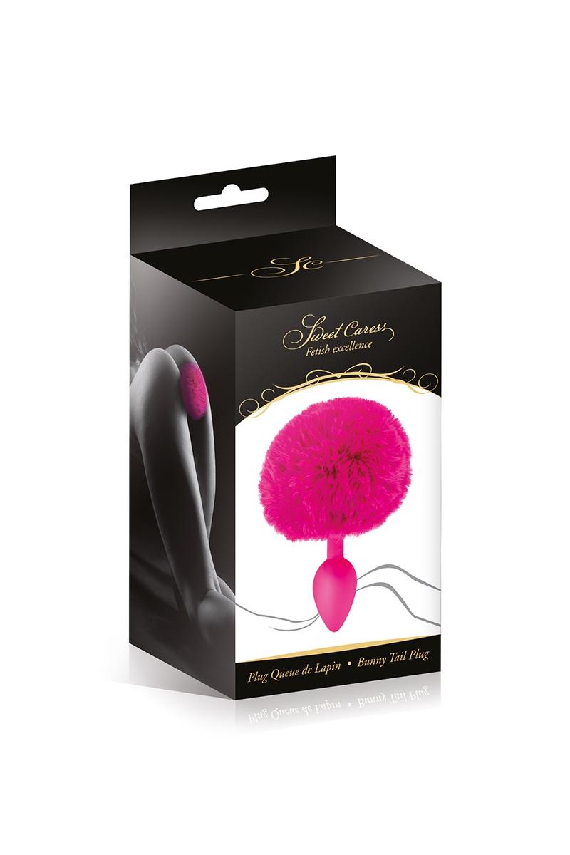 plug queue de lapin fuchsia Sweet Caress (2)