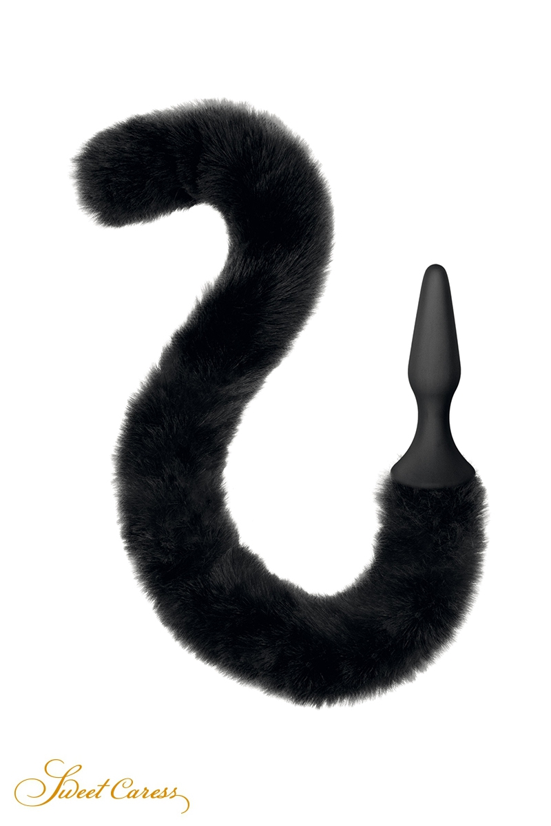 plug noir queue de chat Sweet Caress