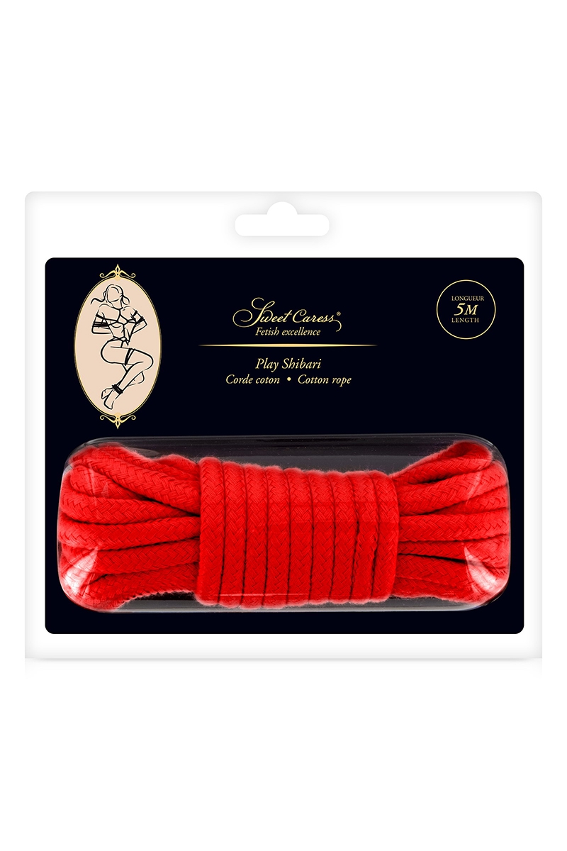corde de bondage rouge 5M Sweet Caress (2)