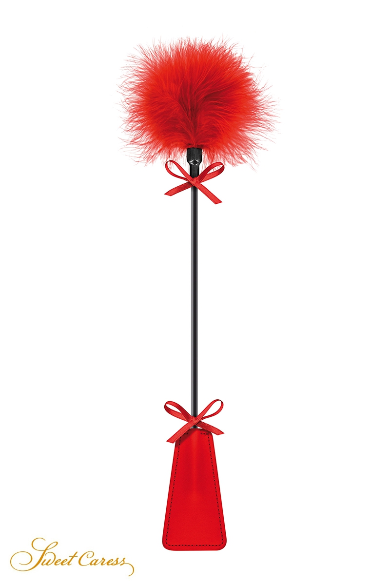 tapette à pompon rouge Sweet Caress