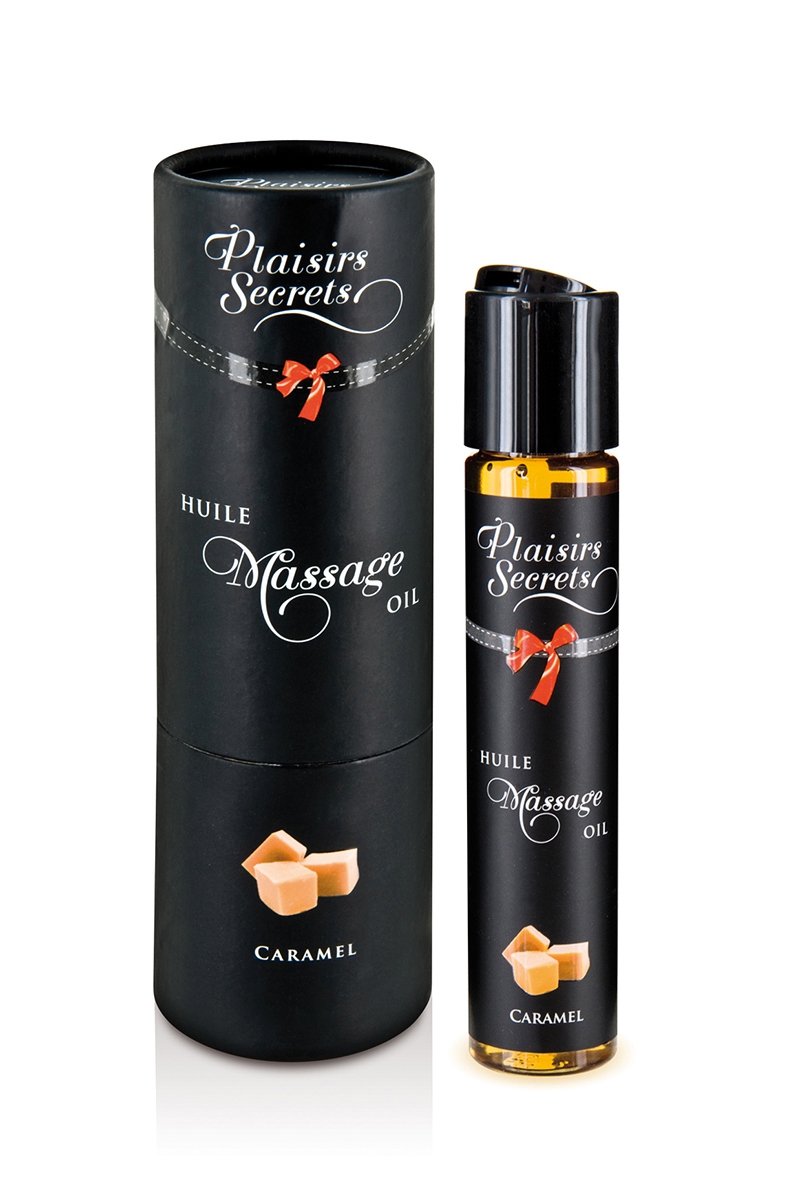 huile de massage gourmande caramel Plaisir Secret