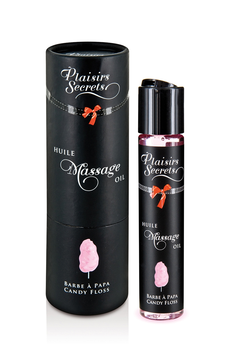 huile de massage gourmande barbe à papa Plaisir Secret