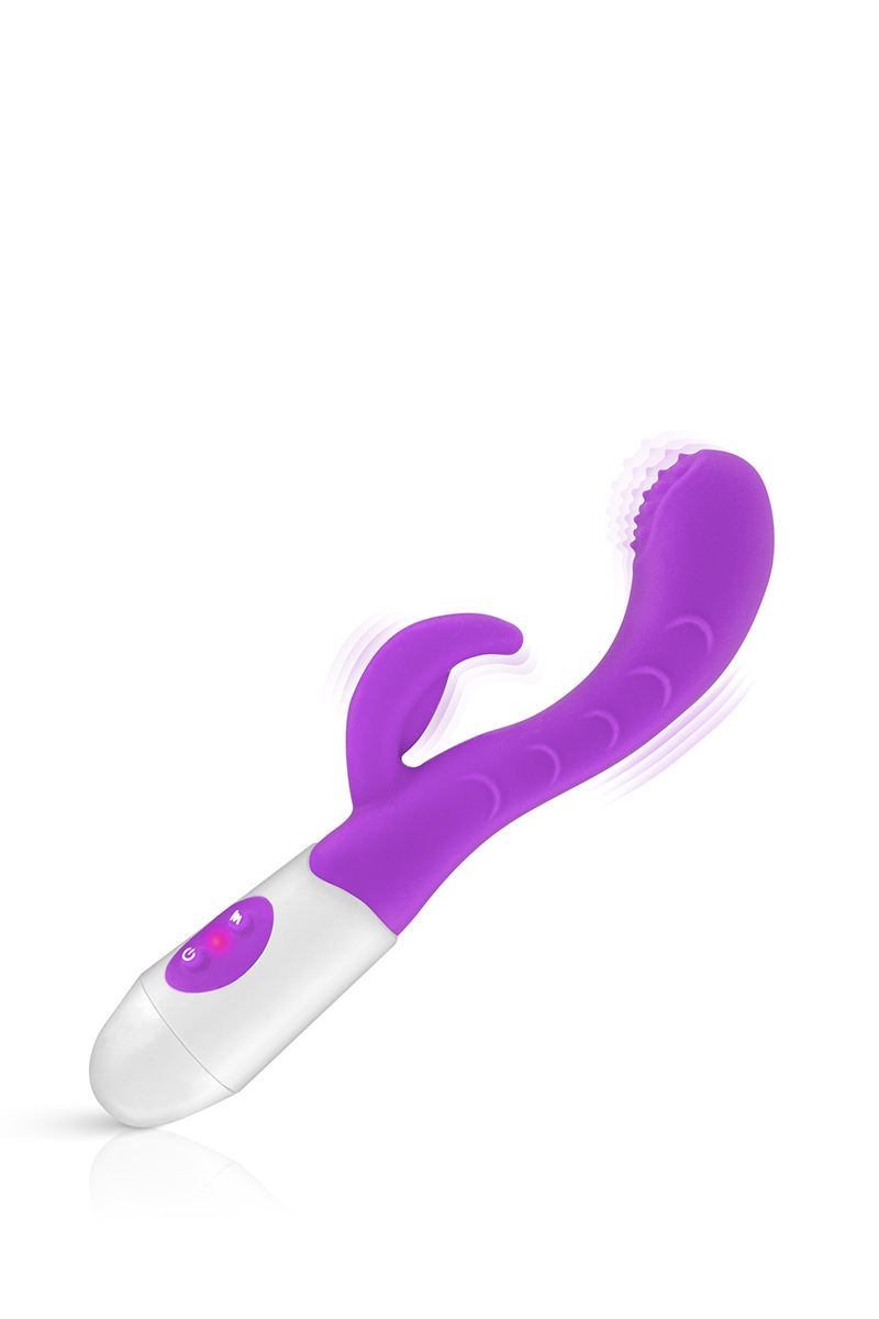 vibromasseur rabbit "Leola" violet Yoba (2)