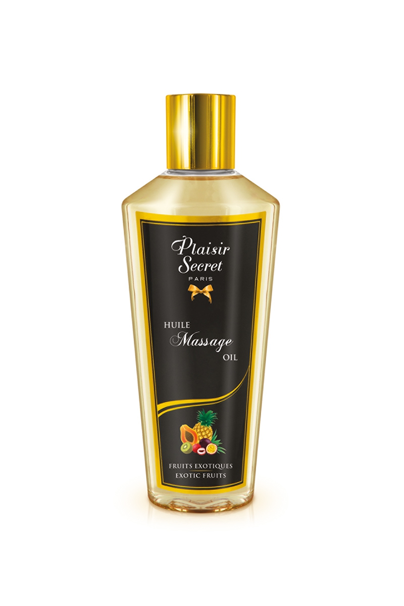huile de massage sèche fruits exotiques Plaisir Secret