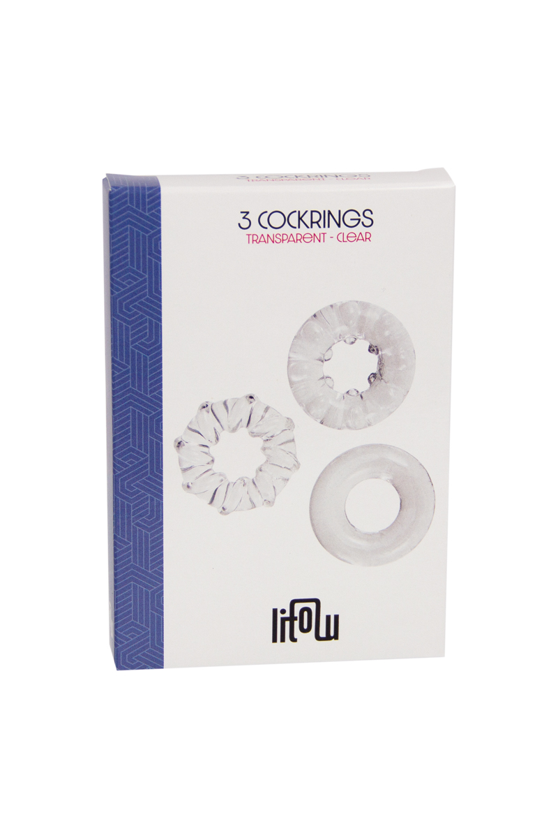3 cockrings transparents Litolu (2)