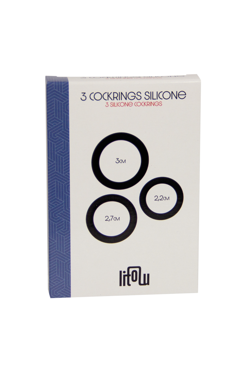 set 3 cockrings silicone Litolu (2)