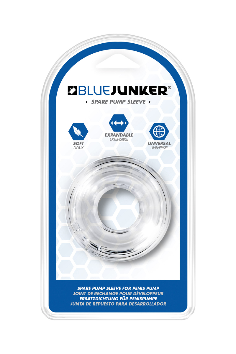 manchon transparent pour pompe à pénis Blue Junker (3)