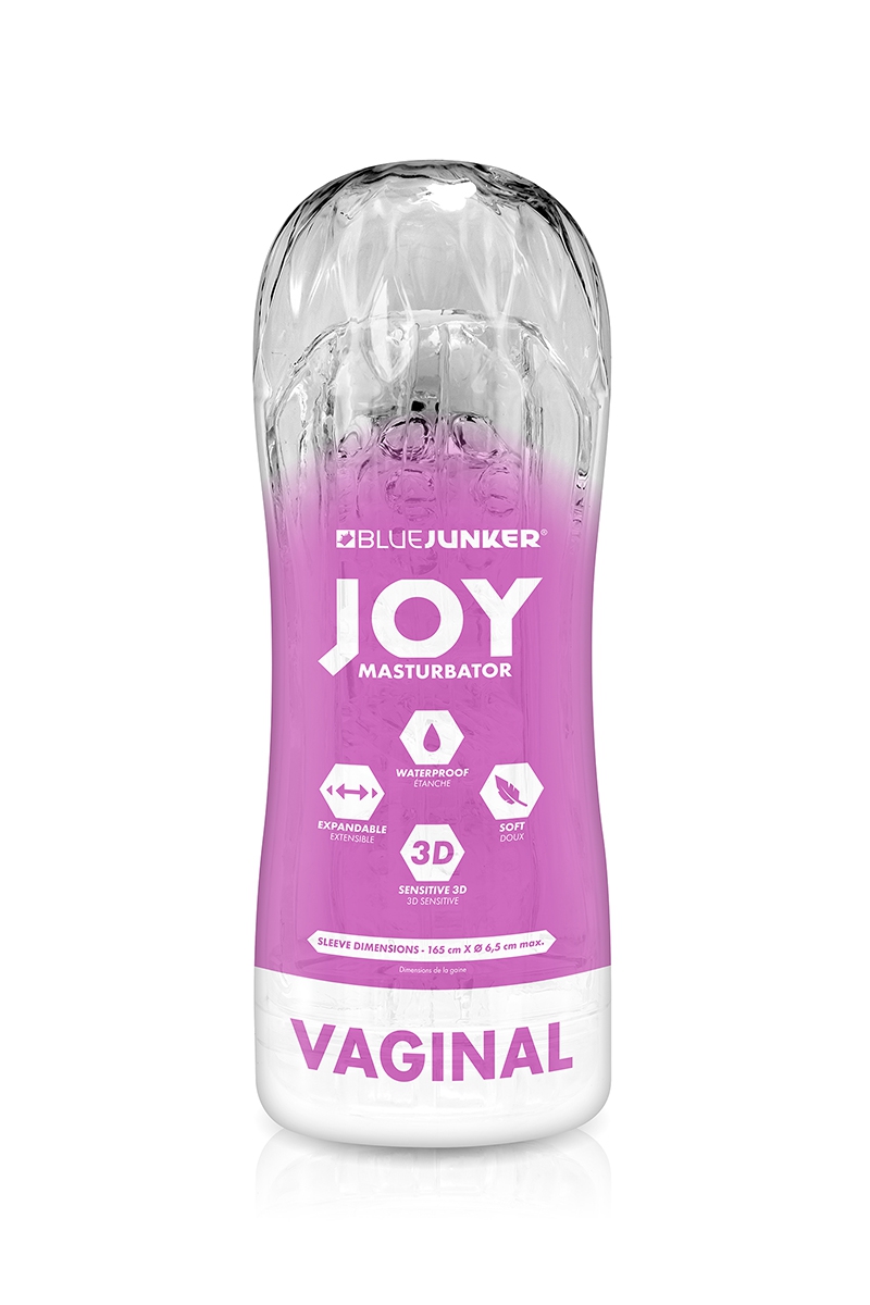 masturbateur vaginal "Joy" Blue Junker