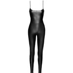combinaison dos nu wild F316 wetlook effet croco Noir HandMade (3)