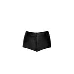 short échancré F318 wetlook effet croco Noir HandMade (4)